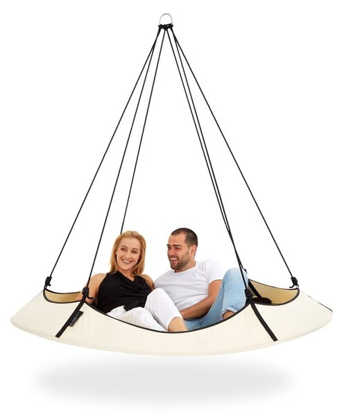 Krémovobiela záhradná hojdačka - Hangout Pod