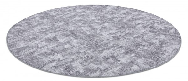 Koberec kruh SOLID sivý 90 BETON