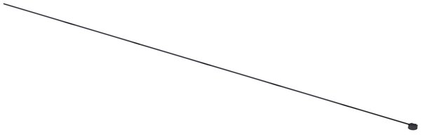 Moderný koľajnicový systém osvetlenia čierny 1-fázový 600 cm s okrúhlym zdrojom napájania - Magnetic