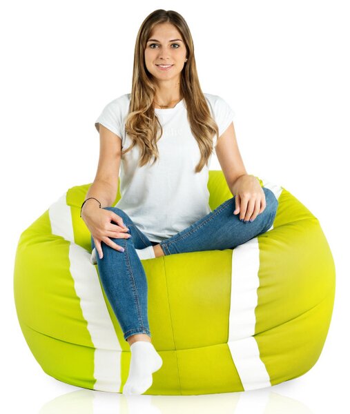 Sedací vak tenis ekokoža