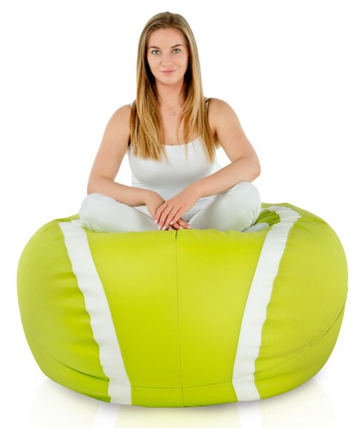 Sedací vak tenis ekokoža
