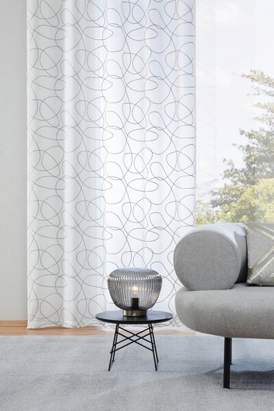 HOTOVÝ ZÁVES, priehľadné, 135/245 cm Esposa - Záclony & závesy