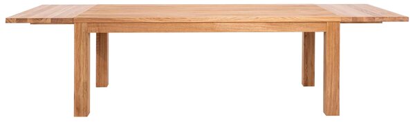 Jedálenský stôl Korund z dubového dreva (vrchná doska 4 cm) s možnosťou rozšírenia