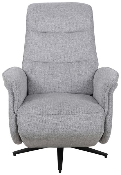 RELAXAČNÉ KRESLO, kov, textil, sivá Cantus - Kreslá