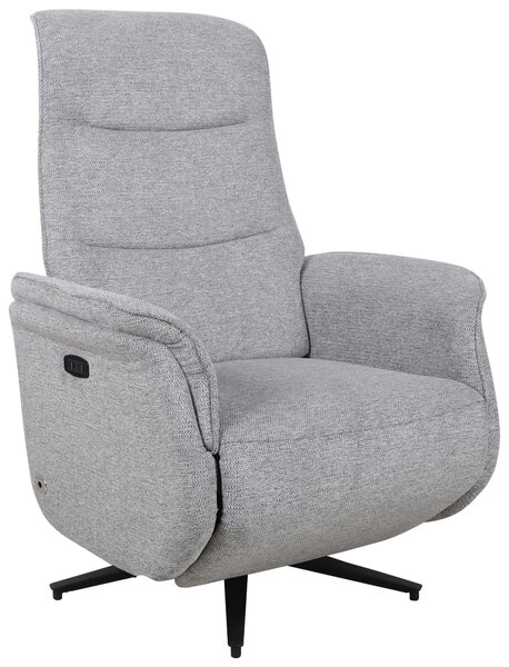 RELAXAČNÉ KRESLO, kov, textil, sivá Cantus - Kreslá