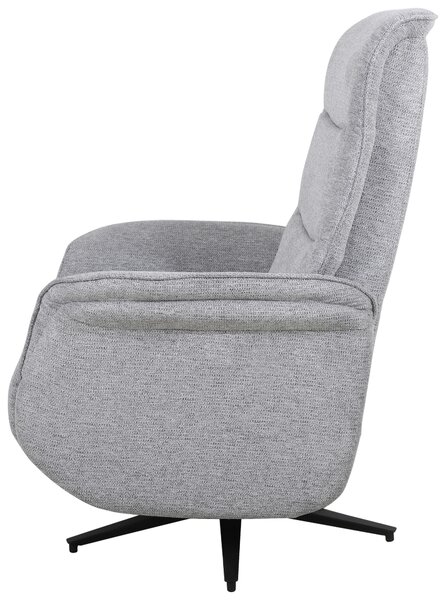 RELAXAČNÉ KRESLO, kov, textil, sivá Cantus - Kreslá