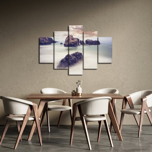 Obraz útesov v hmle (150x105 cm)