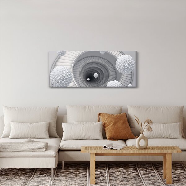 Obraz 3D abstrakcie (120x50 cm)