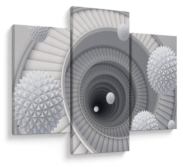 Obraz 3D abstrakcie (90x60 cm)