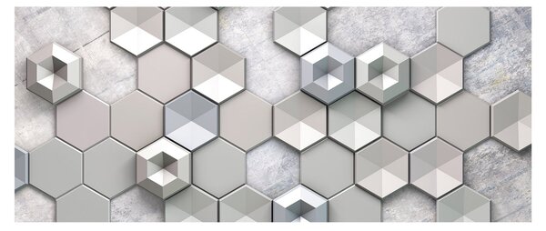 Obraz 3D abstrakcie (120x50 cm)