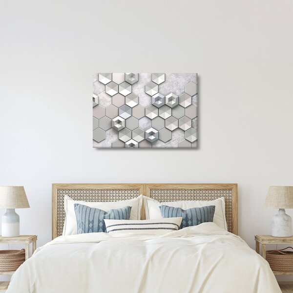 Obraz 3D abstrakcie (70x50 cm)