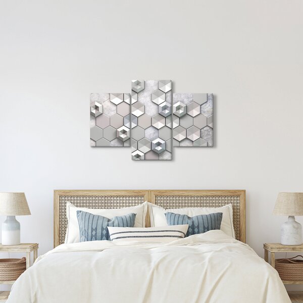 Obraz 3D abstrakcie (90x60 cm)