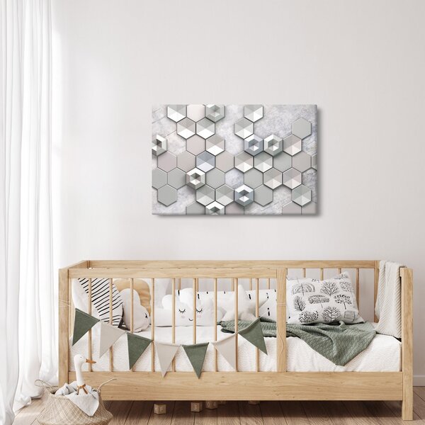 Obraz 3D abstrakcie (90x60 cm)