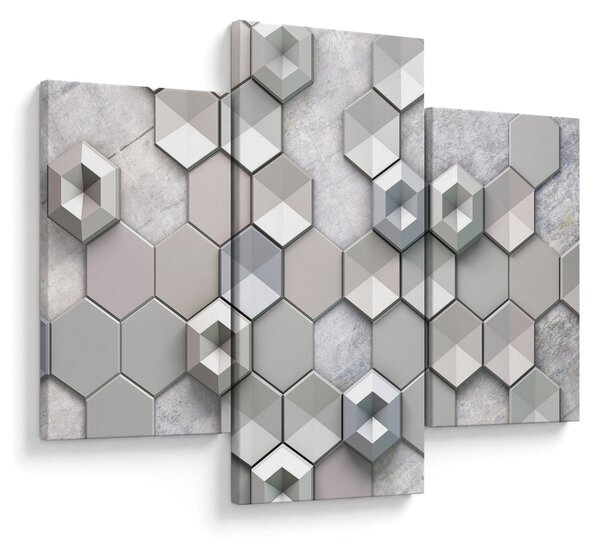 Obraz 3D abstrakcie (90x60 cm)