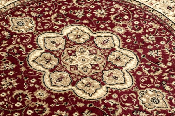 Koberec ROYAL ADR kruh vzor 521 bordo