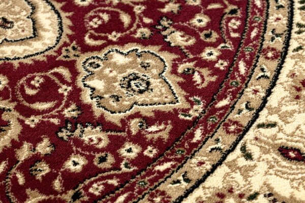 Koberec ROYAL ADR kruh vzor 521 bordo