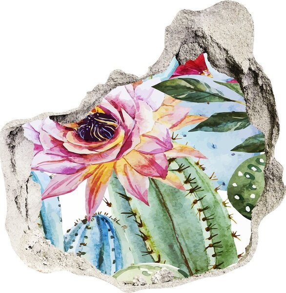 Fototapeta diera na stenu Kaktusy a kvety nd-p-86911786