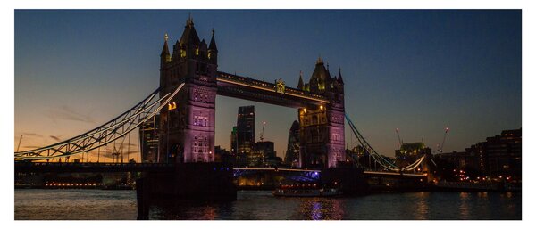 Obraz - Tower bridge (120x50 cm)