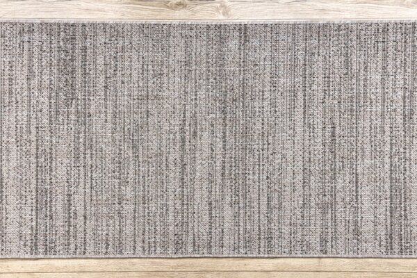 Behúň SIZAL FLOORLUX vzor 20389 strieborný / čierny
