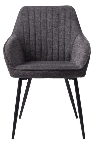 Tmavosivá jedálenská stolička Nolan – Unique Furniture