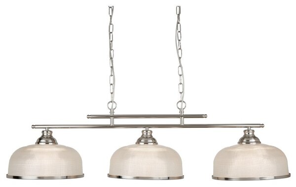 Searchlight 3593-3SS BISTRO závesné svietidlo E27 3x7W
