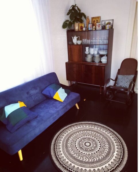 Koberec kruh šnurkový SIZAL FLAT 48695/690