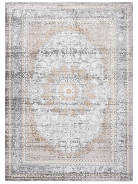Kusový koberec Hiberia šedo-hnedý 80x150cm