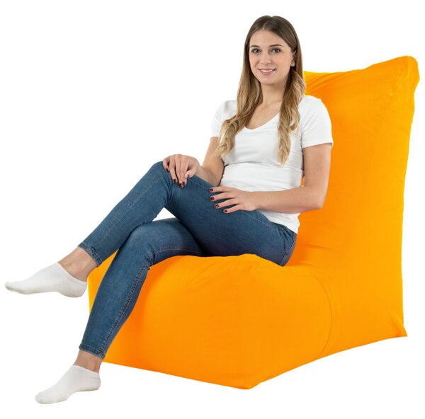 Moderné kreslo DISTINTO oranžové (OUTDOOR)
