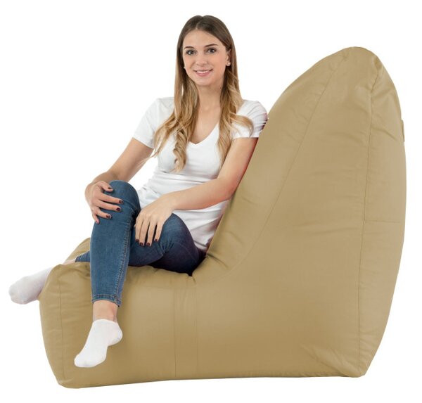 Moderné kreslo DISTINTO béžové (OUTDOOR)