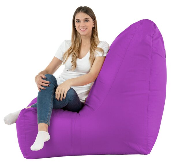 Moderné kreslo DISTINTO fialové (OUTDOOR)