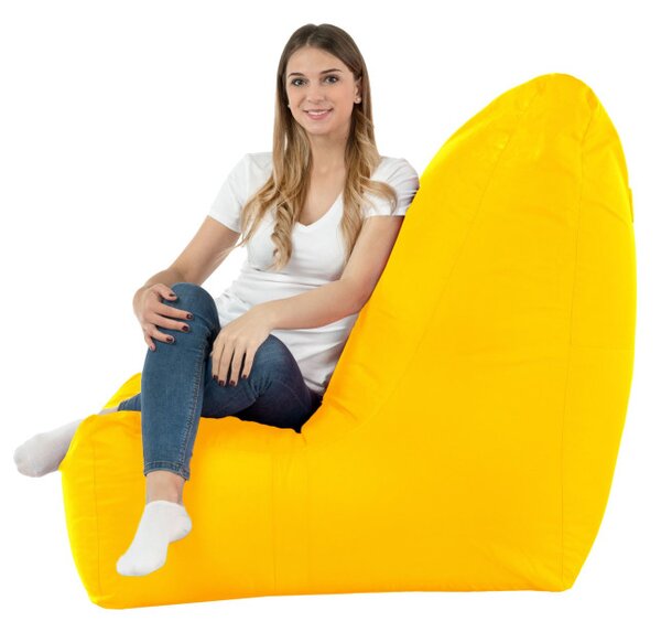 Moderné kreslo DISTINTO žlté (OUTDOOR)