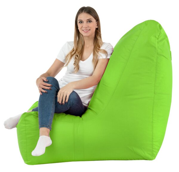 Moderné kreslo DISTINTO limetkové (OUTDOOR)