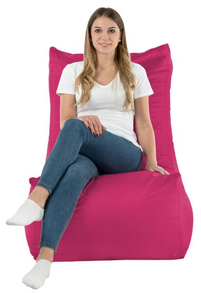 Moderné kreslo DISTINTO fuchsiové (OUTDOOR)