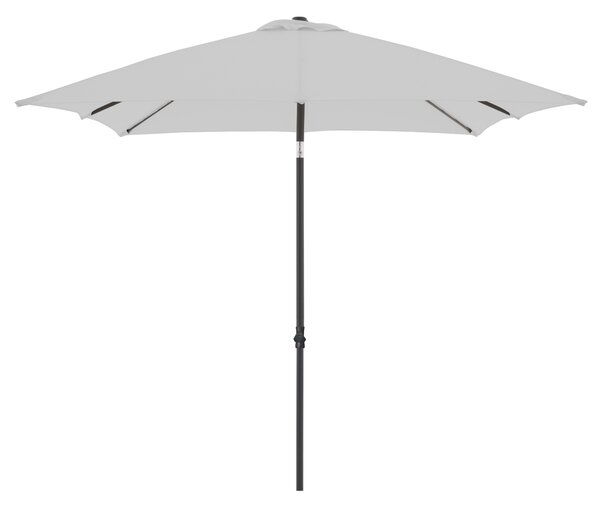 Derby BASIC PUSH UP záhradný slnečník 210 x 210 cm svetlosivá Derby