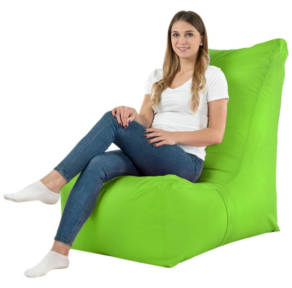 Moderné kreslo DISTINTO limetkové (OUTDOOR)