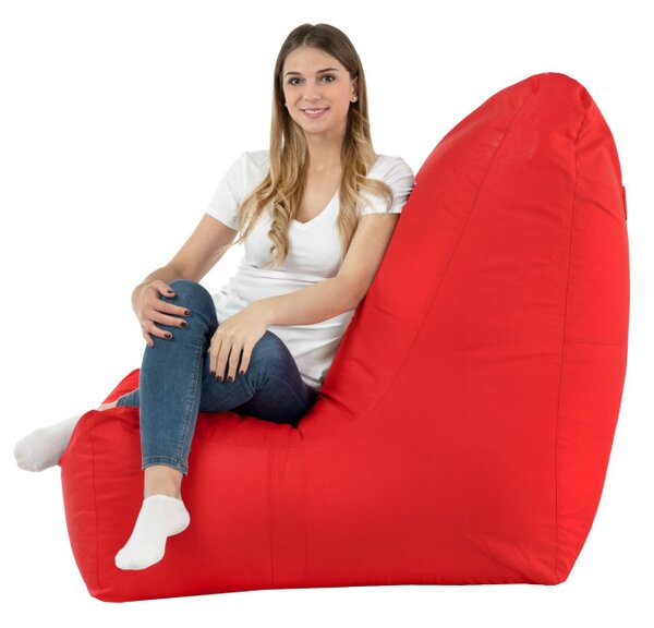 Moderné kreslo DISTINTO červené (OUTDOOR)