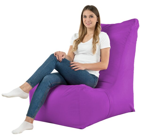 Moderné kreslo DISTINTO fialové (OUTDOOR)