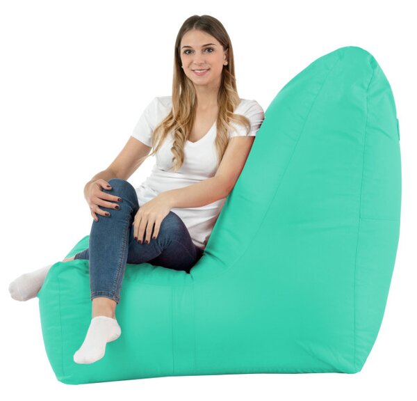 Moderné kreslo DISTINTO tyrkys (OUTDOOR)