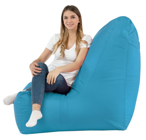Moderné kreslo DISTINTO nebeské (OUTDOOR)