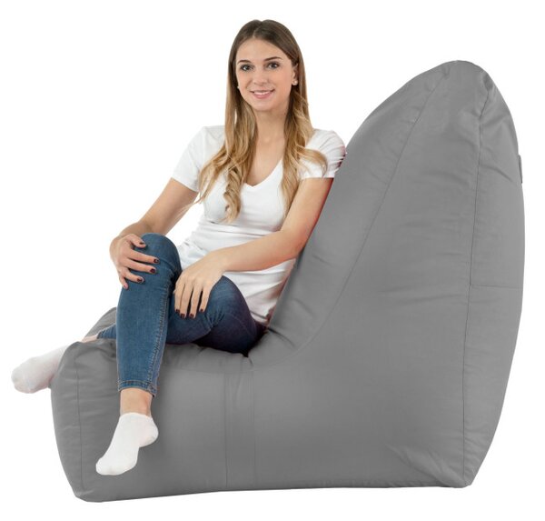 Moderné kreslo DISTINTO sivé (OUTDOOR)