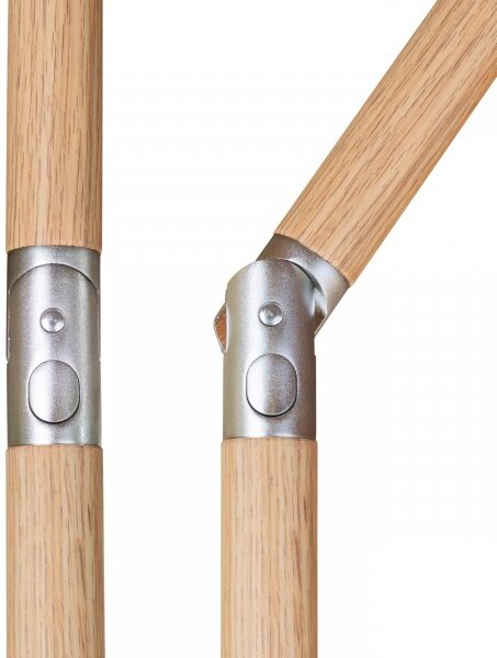 Doppler ALU WOOD záhradný slnečník 210 x 140 cm hnedá Doppler
