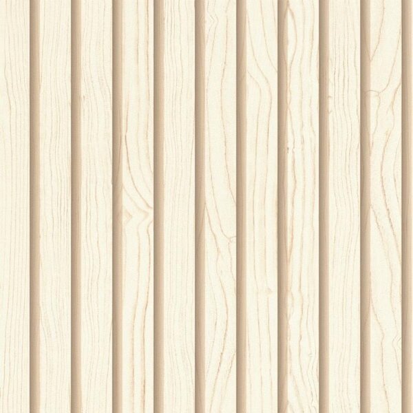 Vliesové tapety na stenu IMPOL TRADE 480214, rozmer 10,05 m x 0,53 m, drevené lamely, IMPOL TRADE