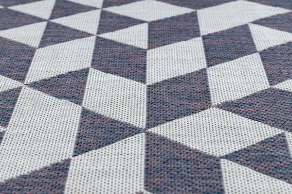 Koberec SIZAL SION geometric 22373 ecru/nebeský/rúž