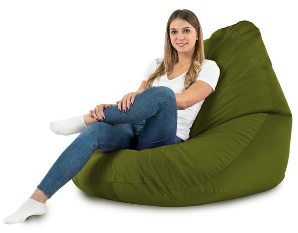 Sedací vak DROP XXL zelený