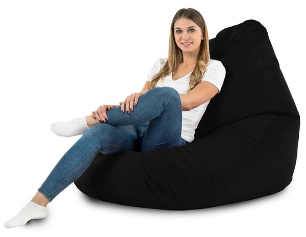 Sedací vak DROP XXL čierny