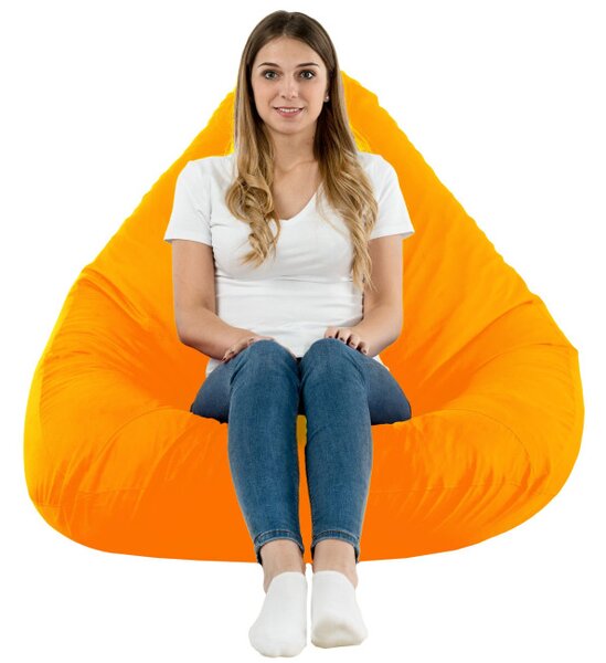 Sedací vak DROP XXL pomarančový OUTDOOR