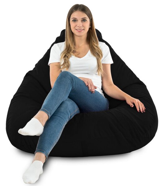 Sedací vak DROP XXL čierny