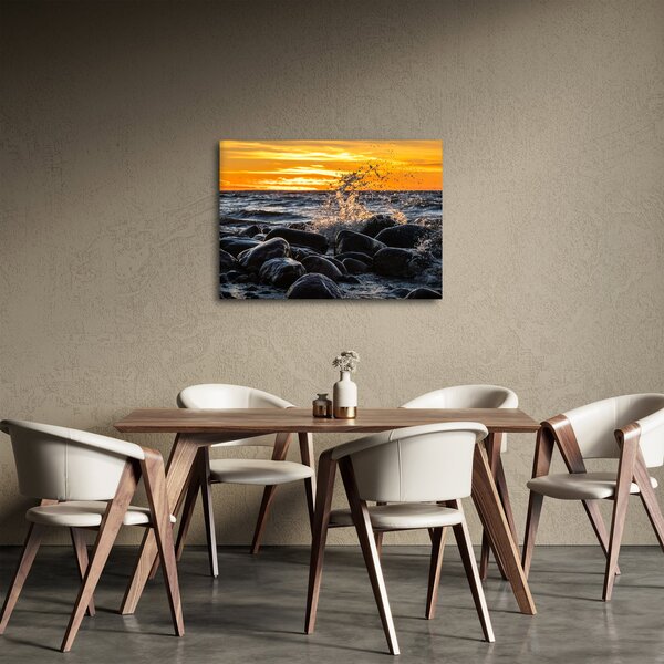 Obraz morských vĺn (70x50 cm)