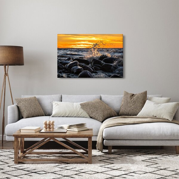 Obraz morských vĺn (90x60 cm)