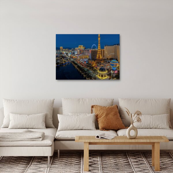Obraz nočného Las Vegas (70x50 cm)